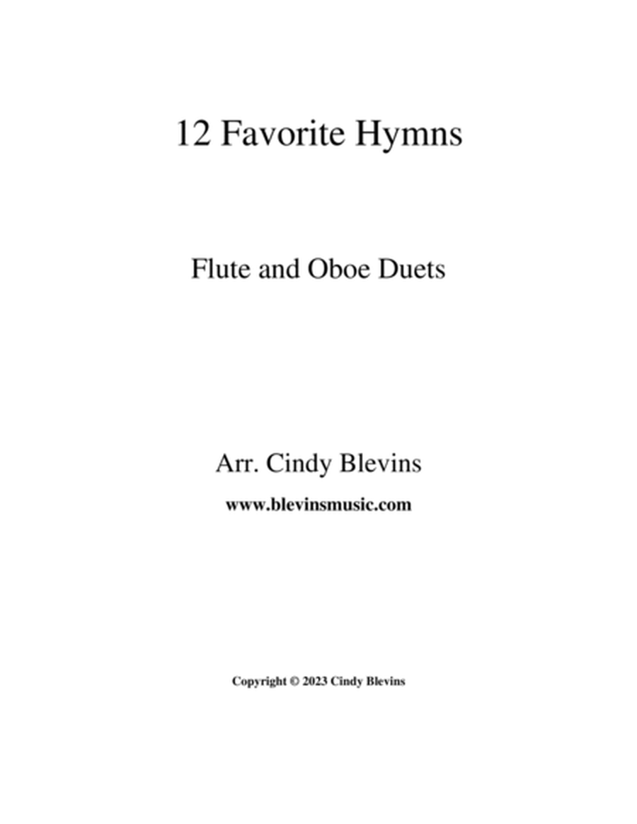 12 Favorite Hymns, for Flute and Oboe Duet image number null