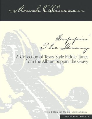 Book cover for Soppin' The Gravy (collection of 14 fiddle tunes - lead sheets
