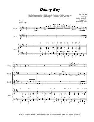 Danny Boy (for Flexible Treble Instrumentation and Piano)