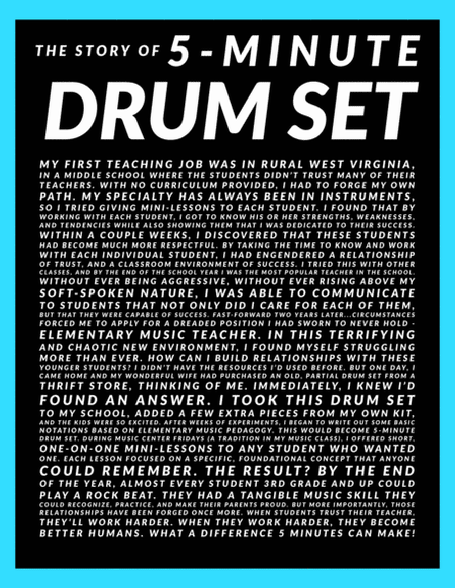 5-MINUTE DRUM SET // Lessons 1-3 // A DRUM SET METHOD FOR ELEMENTARY STUDENTS image number null