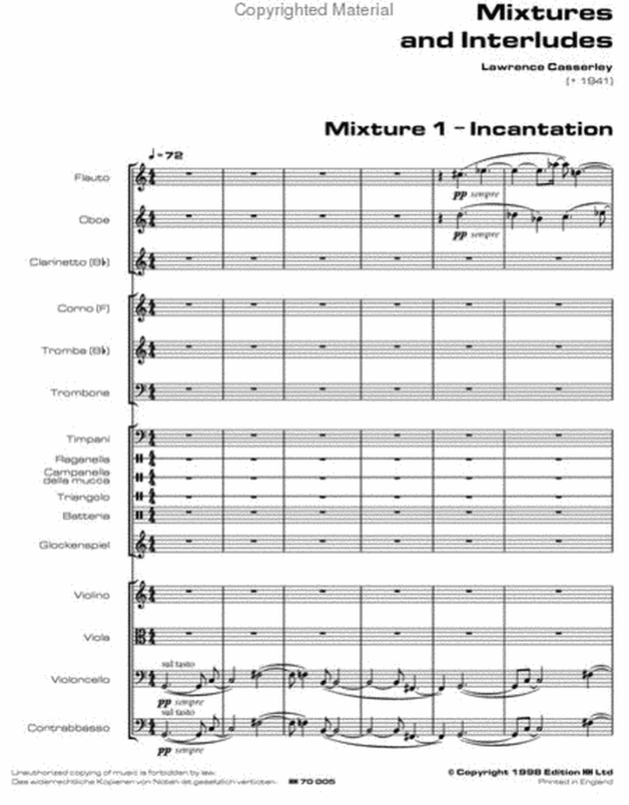 Mixtures and Interludes