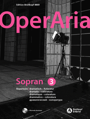 Book cover for OperAria Soprano Volume 3: dramatisch - Koloratur