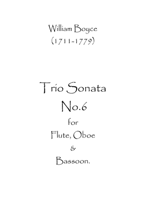 Book cover for Trio Sonata No.6