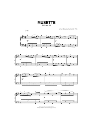 Book cover for Musette In D Major, BWV App. 126