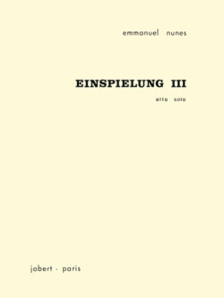 Einspielung III