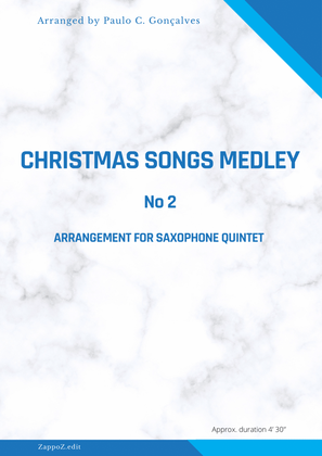 Book cover for CHRISTMAS SONGS MEDLEY Nº 2