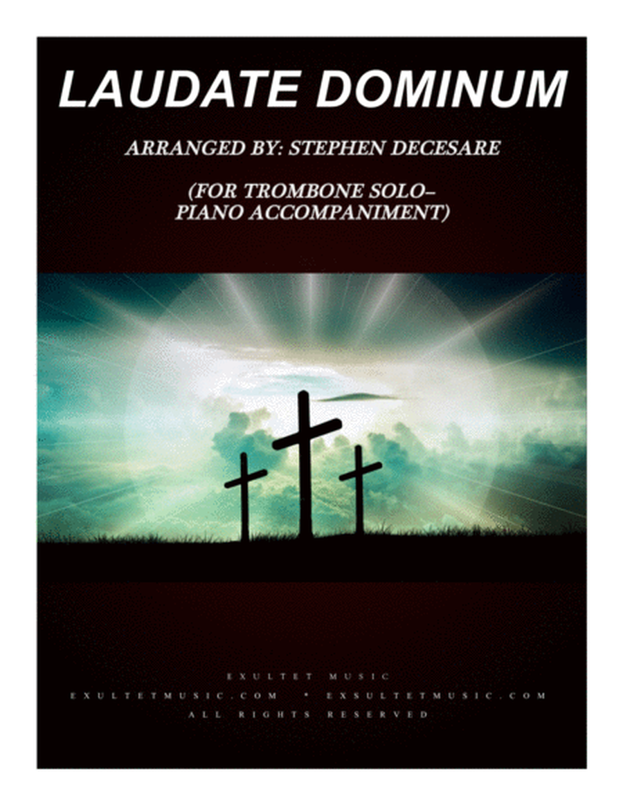 Laudate Dominum (for Trombone Solo - Piano Accompaniment) image number null