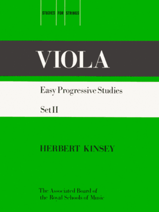 Book cover for Easy Progressive Studies, Set II