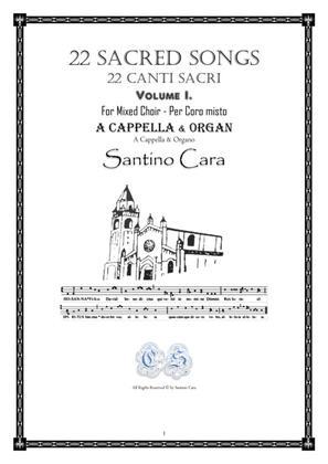 22 Sacred Songs for Mixed Choir a cappella and with organ