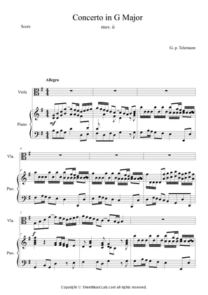Concerto in G Major 2nd Movement