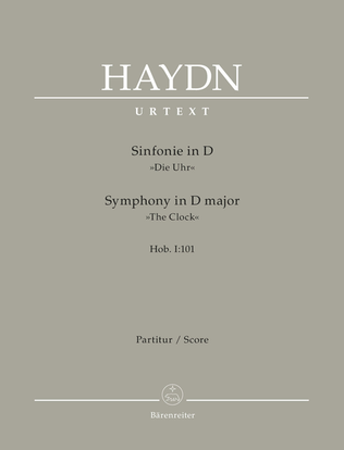 Book cover for London Symphony, No. 8 D major Hob.I:101 'The Clock'