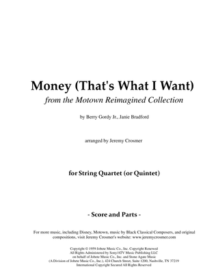 Book cover for Money (that's What I Want)