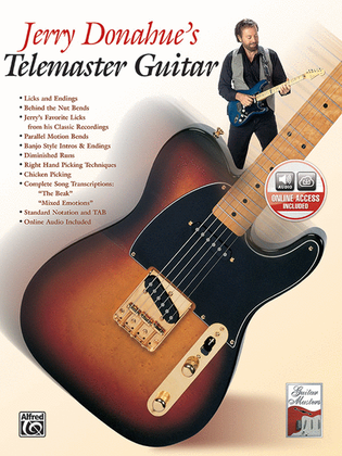 Book cover for Jerry Donahue's Telemaster Guitar