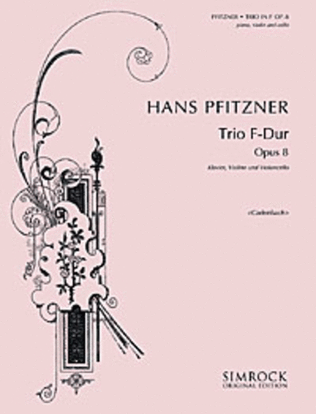 Book cover for Piano Trio F major op. 8