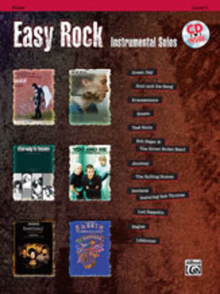 Easy Rock Instrumental Solos Tenor Sax Book/CD