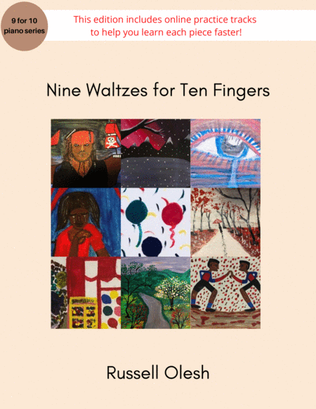 Book cover for Nine Waltzes for Ten Fingers