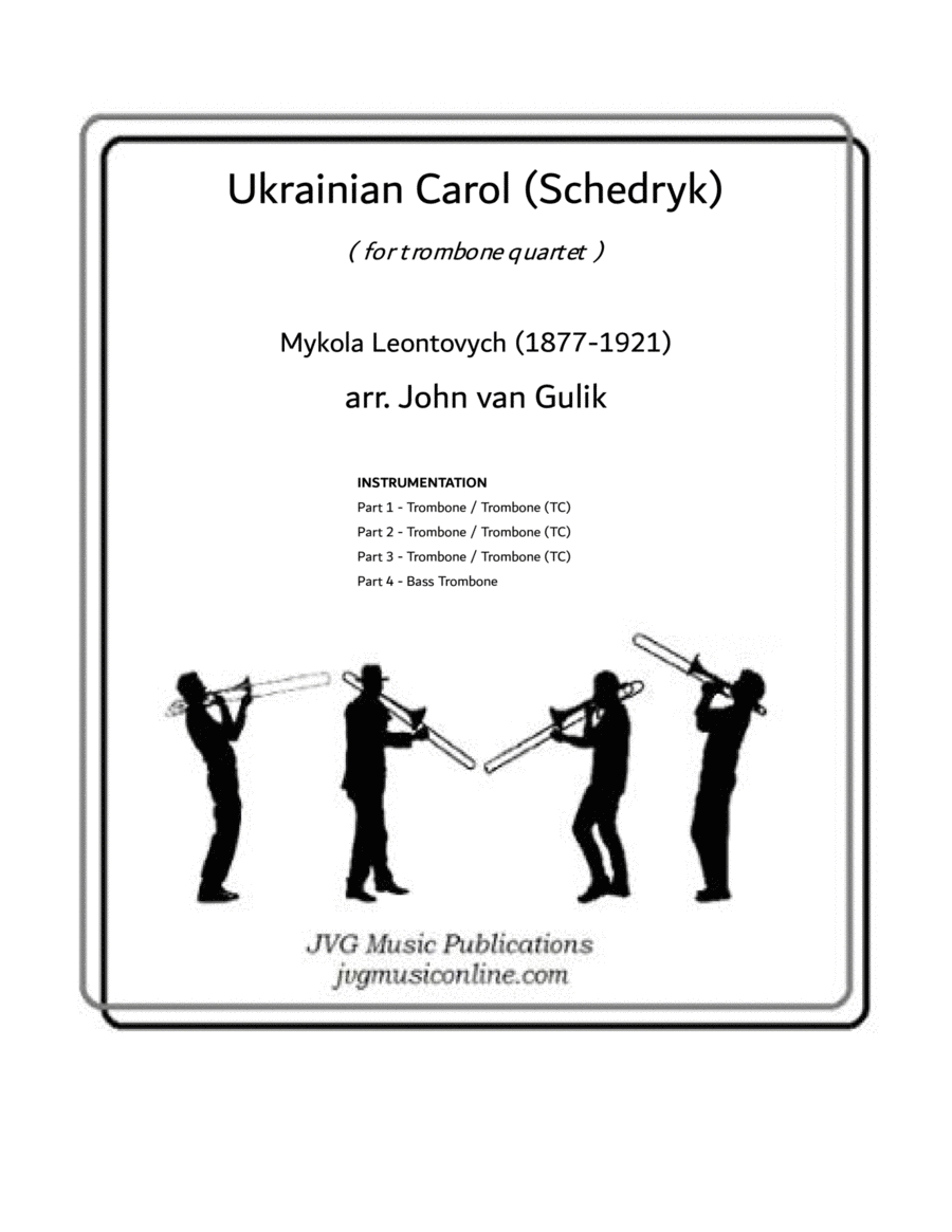 Ukrainian Carol (Schedryk) - Trombone Quartet image number null