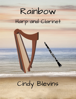 Book cover for Rainbow, for Harp and Clarinet