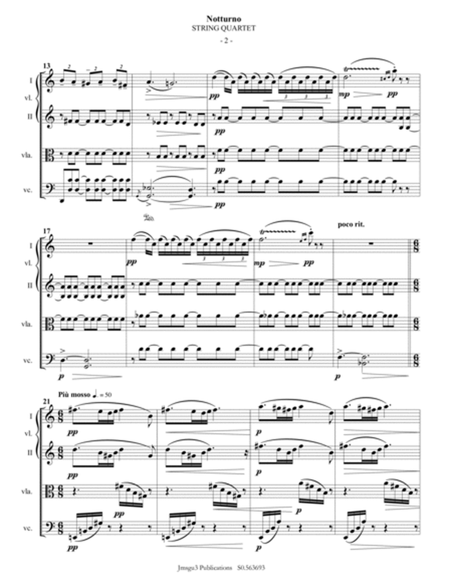Grieg: Notturno Op. 54 No. 4 for String Quartet image number null