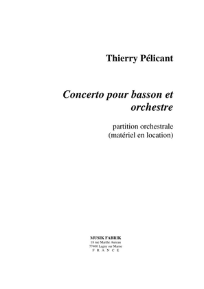 Book cover for Concerto for Bassoon and Orchestra