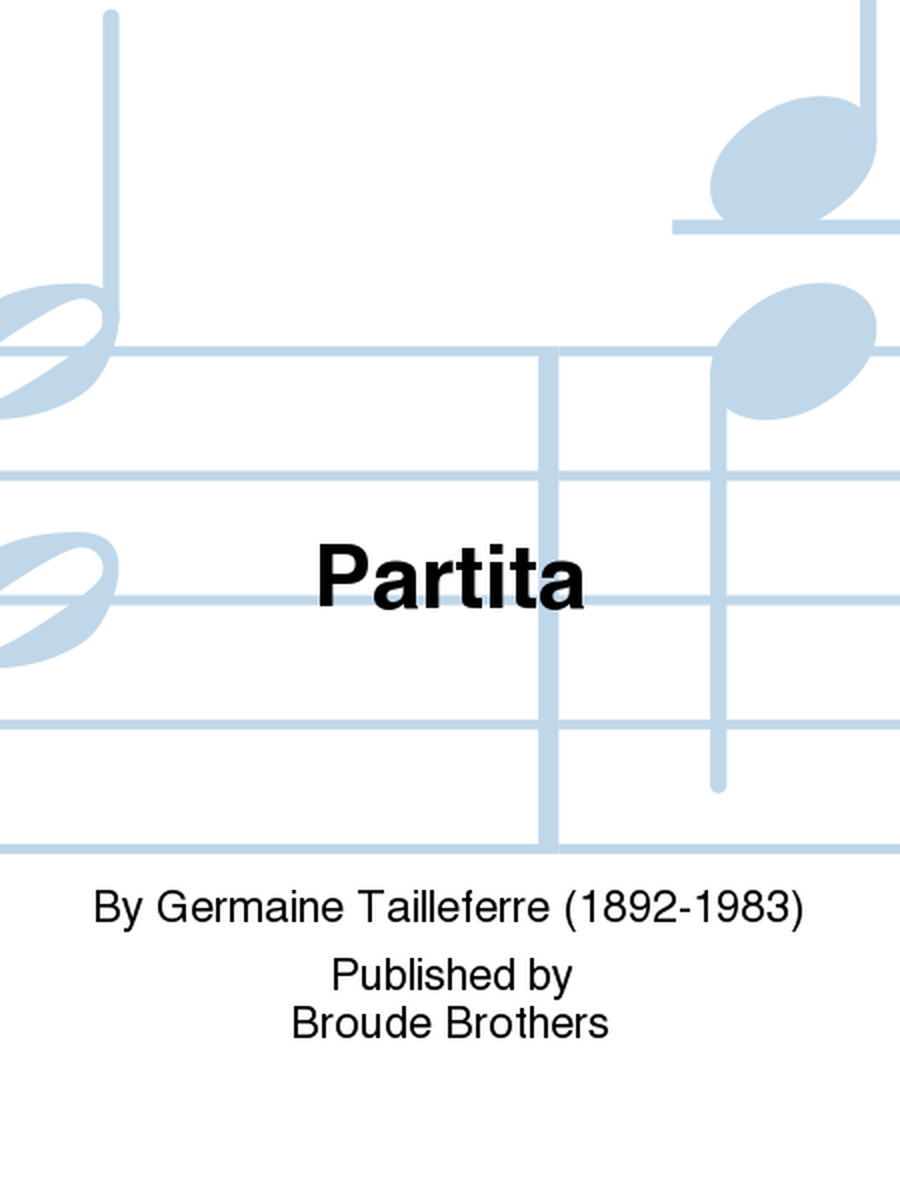 Partita for Piano Solo