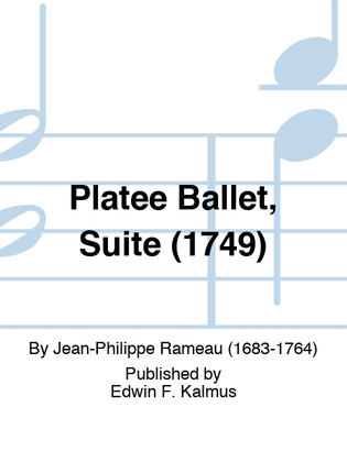 Book cover for Platee Ballet, Suite (1749)