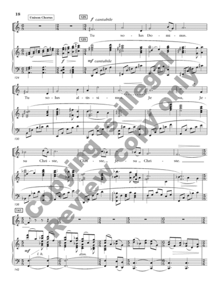 Gloria (Choral Score)