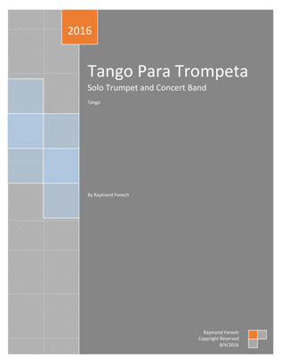 Book cover for Tango Para Trompeta (Trumpet Solo and Concert Band)