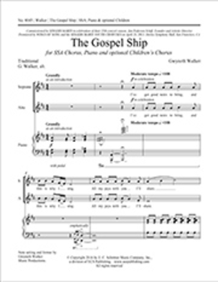 Gospel Songs: The Gospel Ship (Piano/Choral Score)