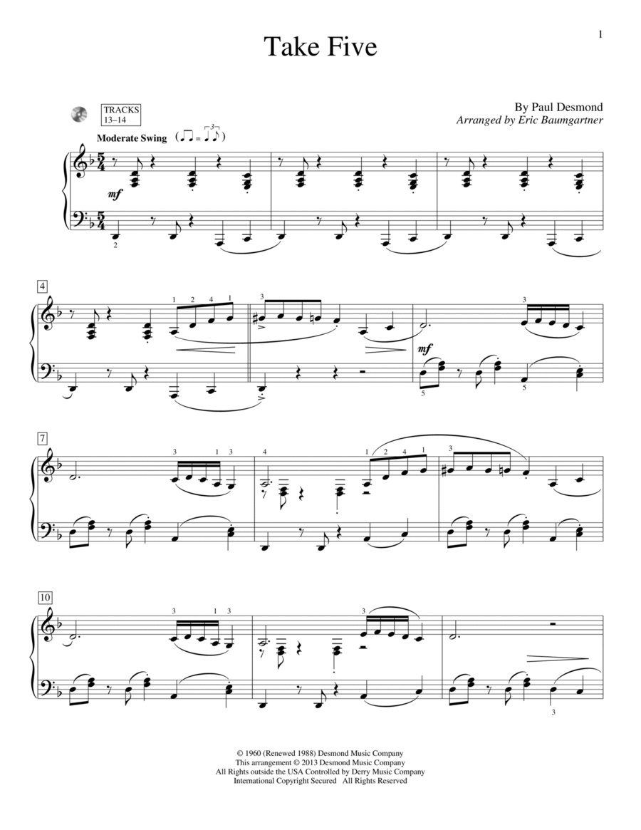 Take Five (arr. Eric Baumgartner)