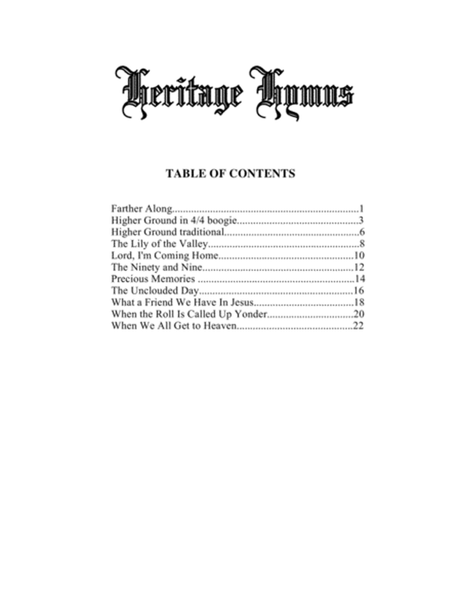 Heritage Hymns image number null