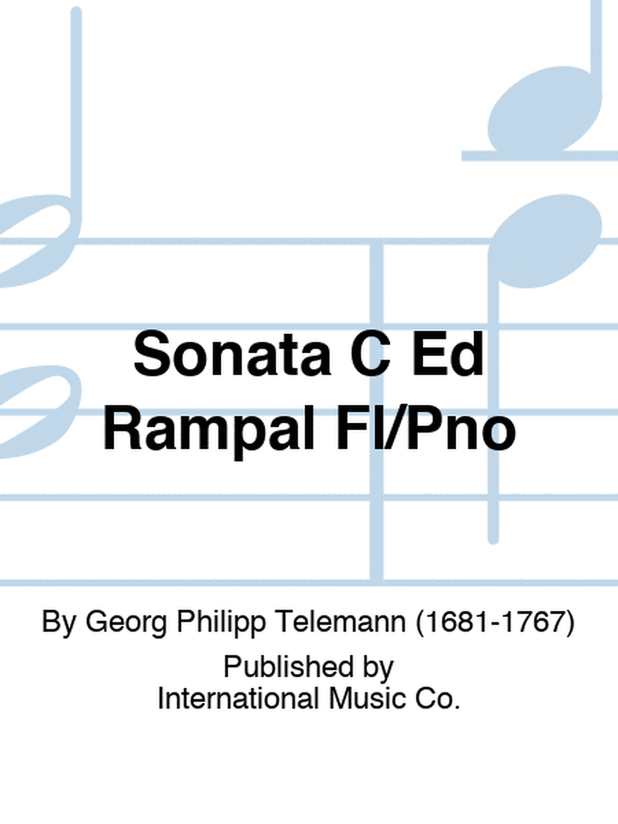 Sonata C Ed Rampal Fl/Pno