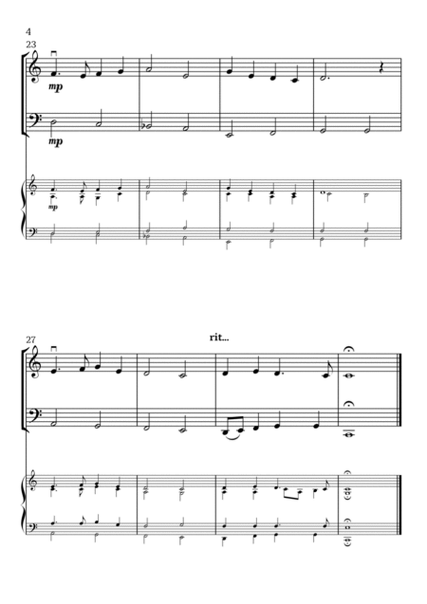 In the Bleak Midwinter (Violin, Tuba and Piano) - Beginner Level image number null