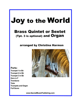 Book cover for Joy to the World - Brass Quintet or Sextet and Organ