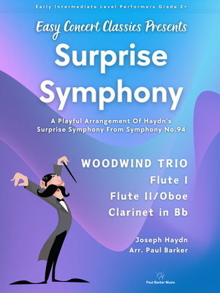 Book cover for Surprise Symphony (Woodwind Trio)