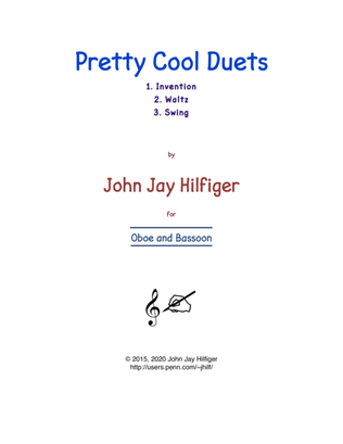 Book cover for Pretty Cool Duets for Oboe and Bassoon