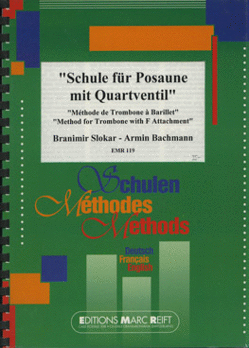 Schule fur Posaune mit Quartventil