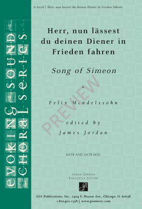 Book cover for Herr, nun lässest du deinen Diener in Frieden fahren
