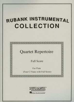 Book cover for Quartet Repertoire for Flute