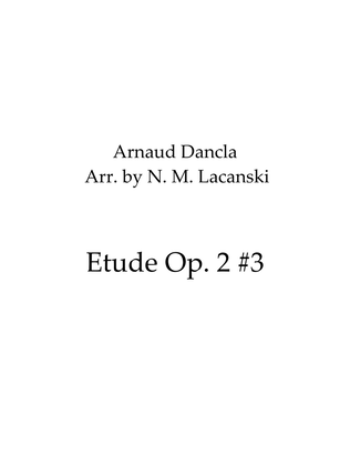 Book cover for Etude Op. 2 #3