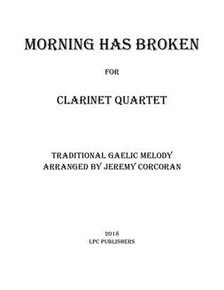 Book cover for Morning Has Broken for Clarinet Quartet