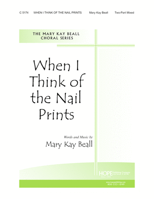 Book cover for When I Think of the Nail Prints