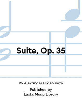 Book cover for Suite, Op. 35