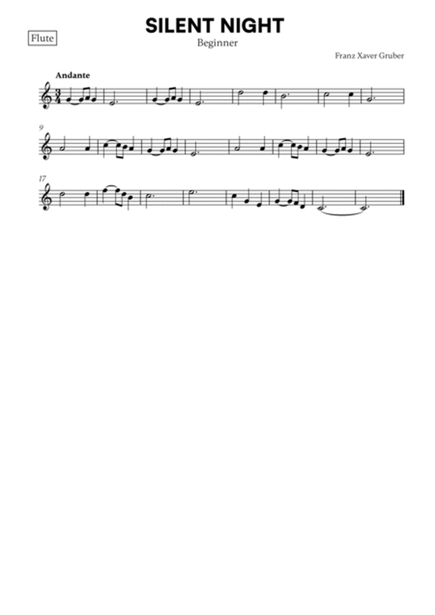 Silent Night (Beginner) (for Flute and Cello) image number null