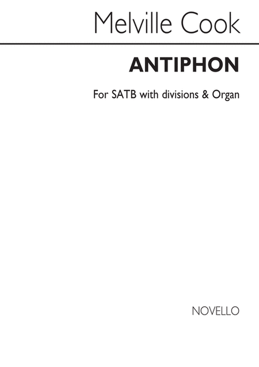 Antiphon for SATB Chorus and