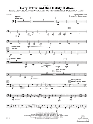 Harry Potter and the Deathly Hallows, Part 1, Suite from: Tuba