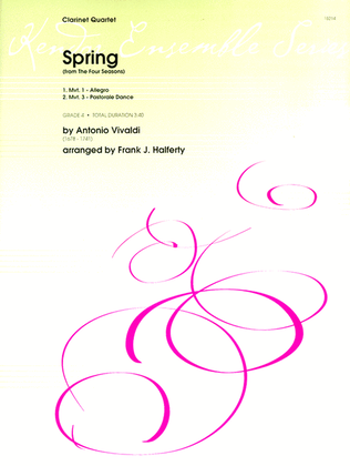 Book cover for Spring (from The Four Seasons)