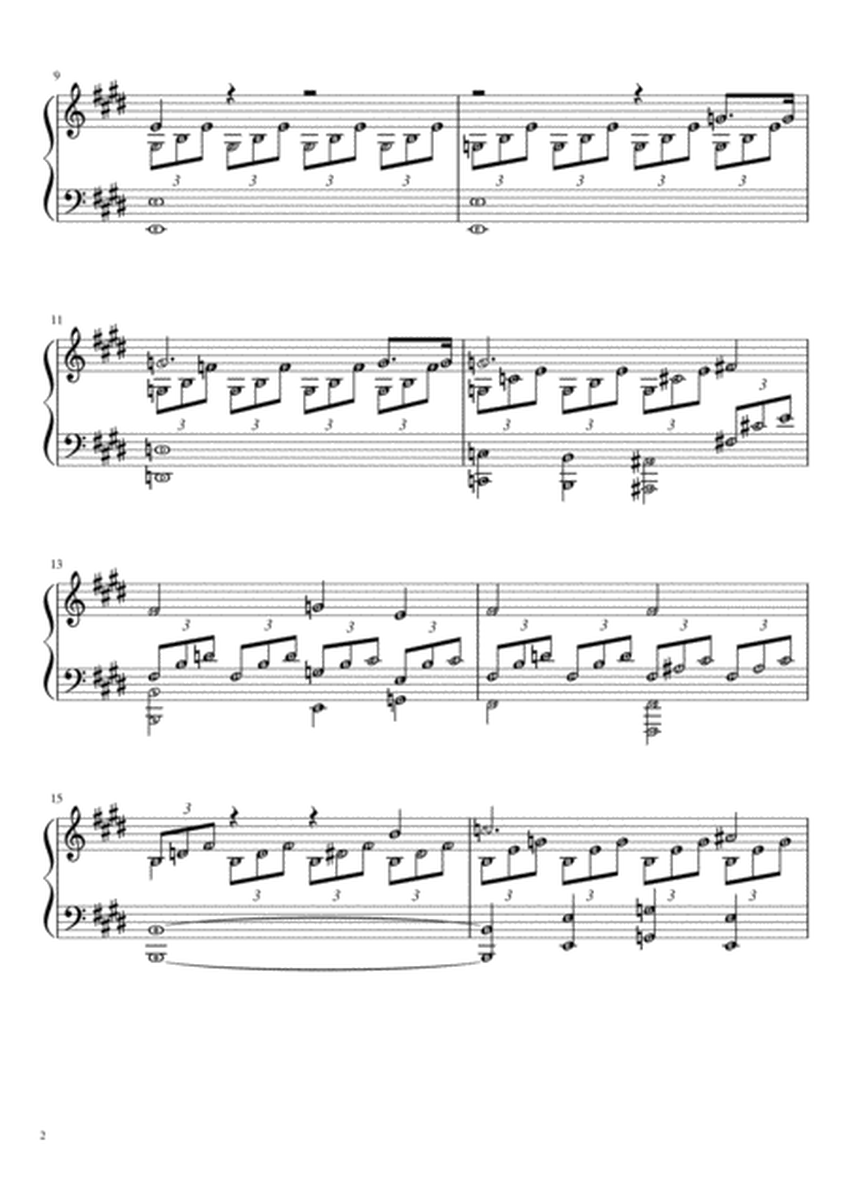 Moonlight Sonata BEETHOVEN Piano Solo - Easy, Short, Original Level 4 image number null