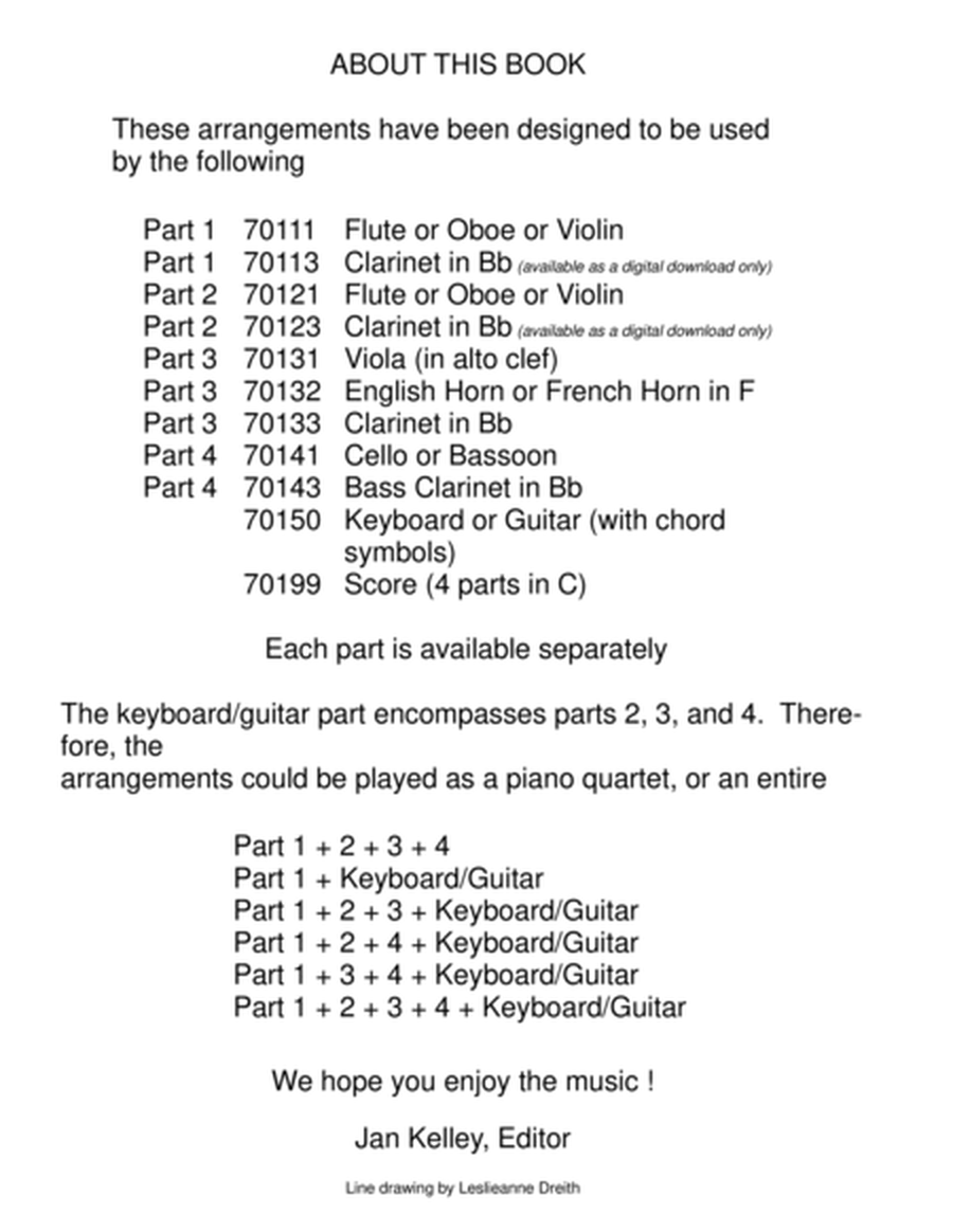 Music for Four, Volume 1 Score