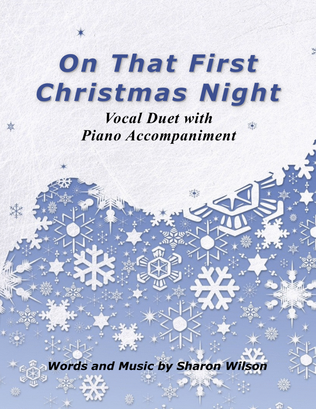 Book cover for On That First Christmas Night (for duet or 2-part choir, SA)